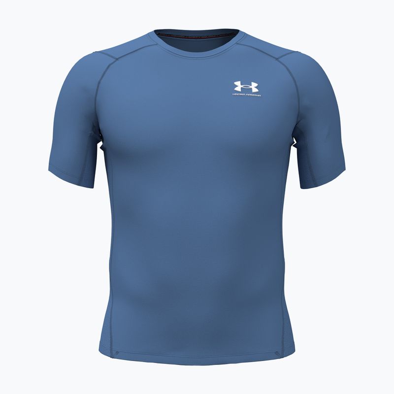 Trainings-T-Shirt Herren Under Armour HG Armour Comp aegean blue/white