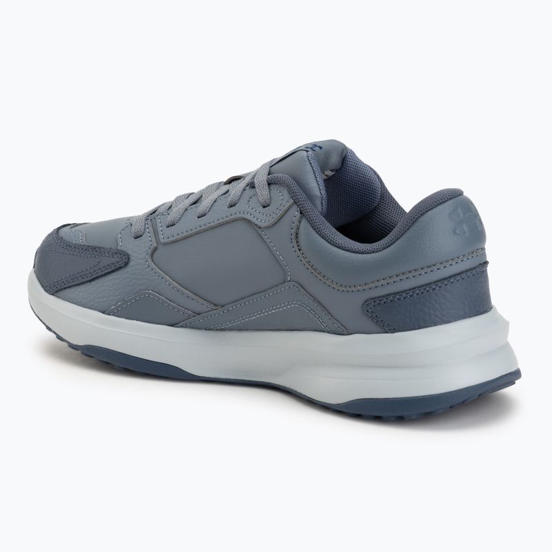 Herren Trainingsschuhe Under Armour Edge Leather gravel/blue fog/blackout navy 3