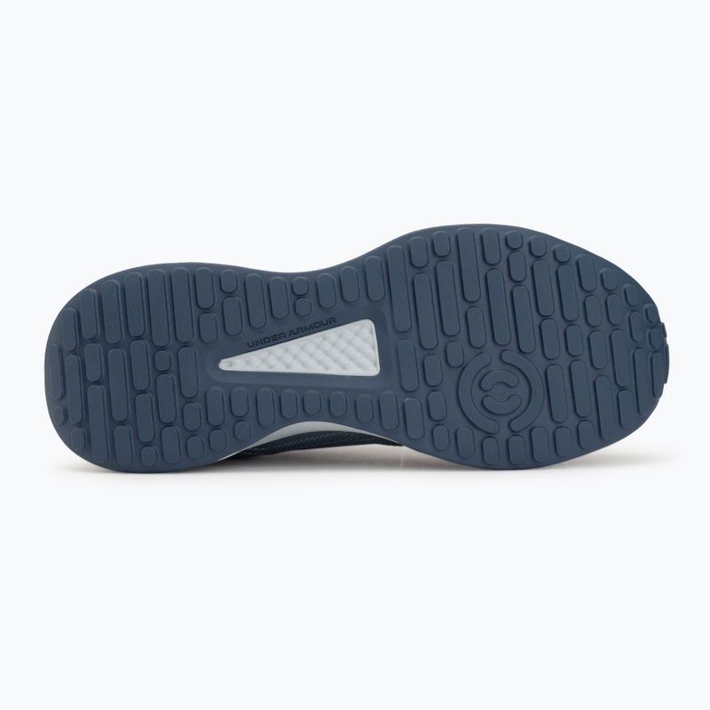Herren Trainingsschuhe Under Armour Edge Leather gravel/blue fog/blackout navy 4