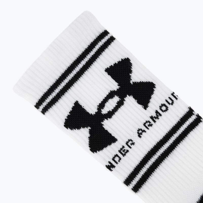 Socken Under Armour Perf Tech Nov Crew 3 pack white/white/ultimate black 3