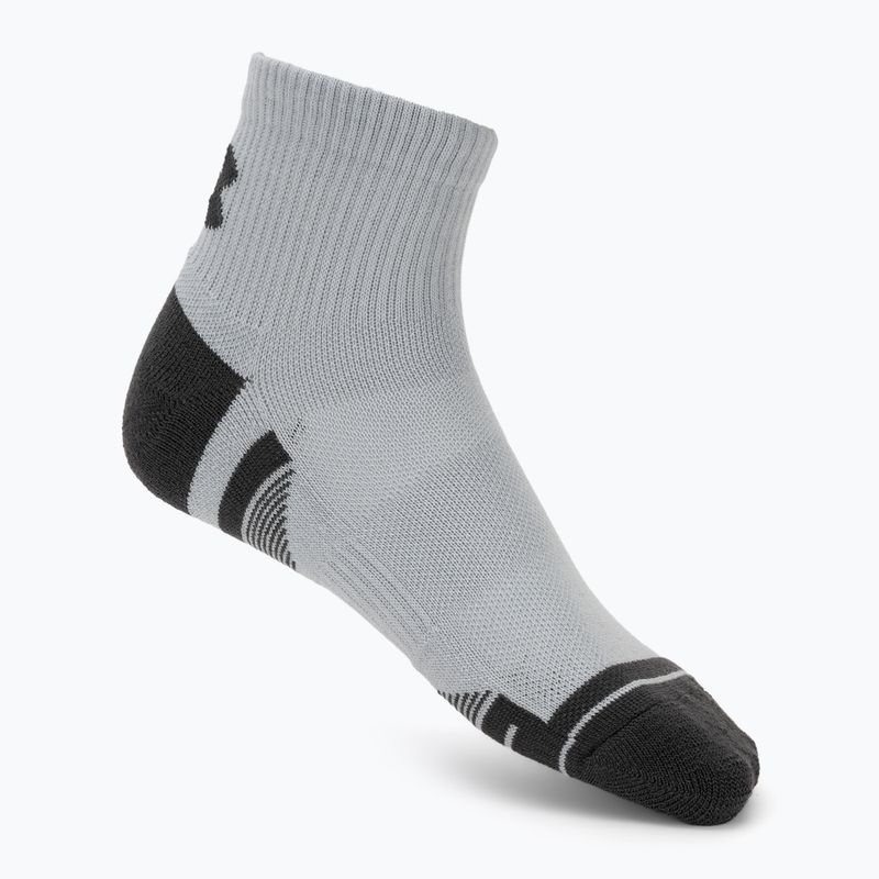 Socken Under Armour Perf Tech Qtr 3 pack mod gray/white/jet gray 3
