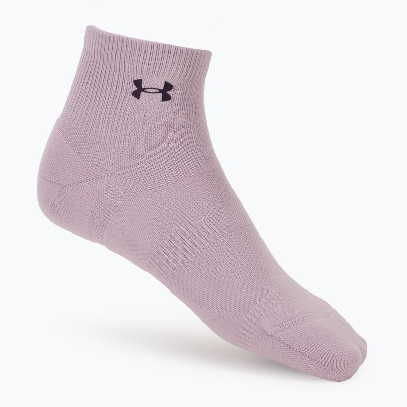Damensocken Under Armour Vanish 3 Pack mauve pink/titanium/purple echo 2