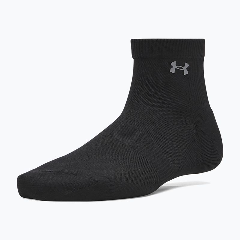 Damensocken Under Armour Vanish 3 Pack ultimate black/ultimate black/castlerock 2