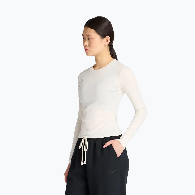 Damen-Longsleeve New Balance Micro-Rib weiß 3