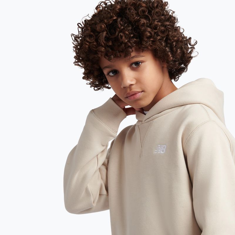 Kinder-Sweatshirt New Balance French Terry Small Logo Hoodie timberwolf 4