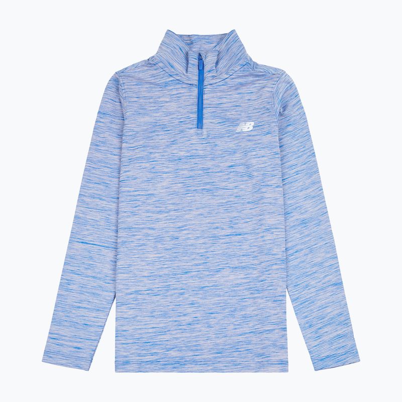 Kinder-Sweatshirt New Balance Athletics Quarter Zip Funnel blue gemstone 6