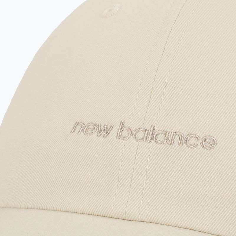 Damen-Cap New Balance 6 Panel Linear Logo linen lin 3