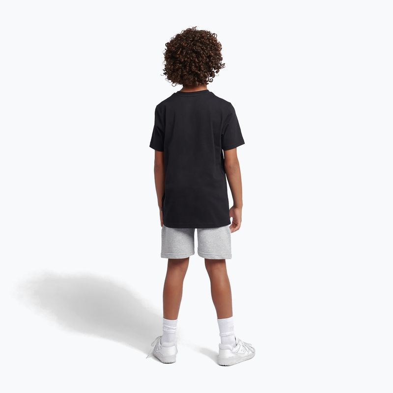 Kinder-Set New Balance Stacked Logo Tee & FT Short nb caviar 2