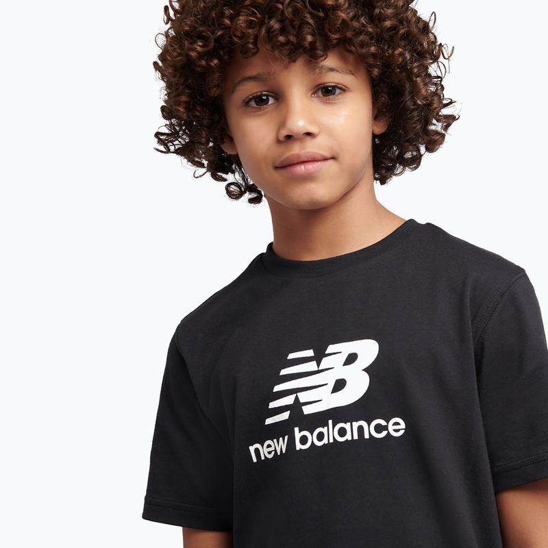 Kinder-Set New Balance Stacked Logo Tee & FT Short nb caviar 5