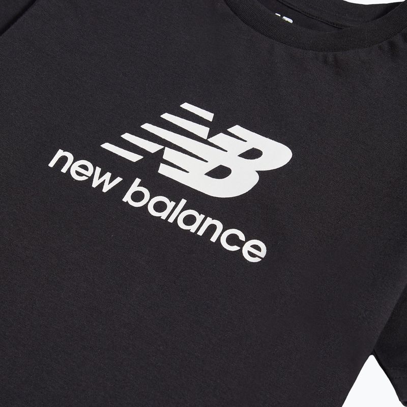 Kinder-Set New Balance Stacked Logo Tee & FT Short nb caviar 11