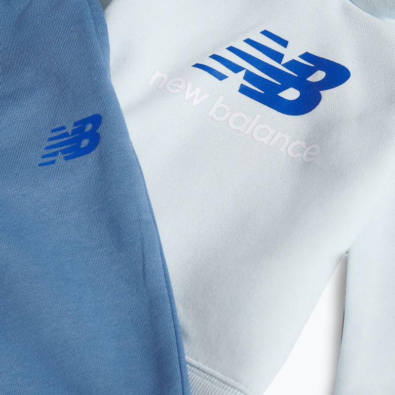 Kinder-Trainingsanzug New Balance FT Hoodie & Jogger frosted glass 3