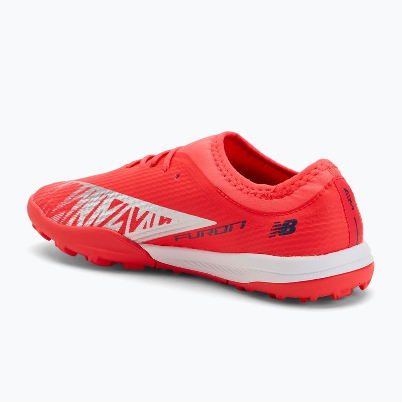 Kinder-Fußballschuhe New Balance Furon Team V8 Jr TF rot 3