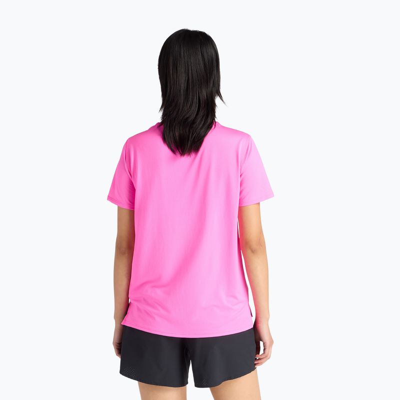 Damen-Laufshirt New Balance Essentials pink heat 2
