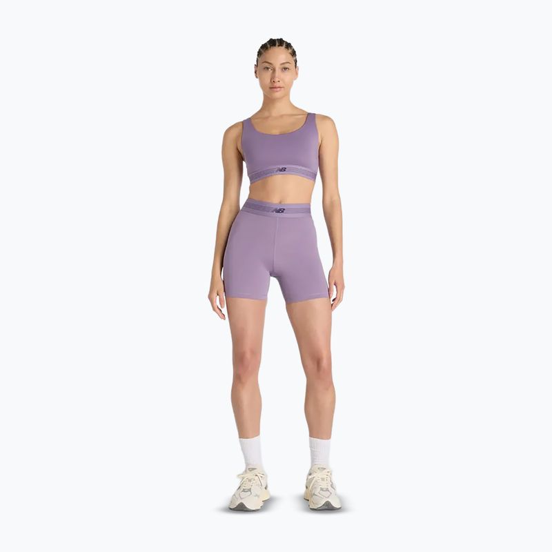 Damen Shorts New Balance Schuhe AC Fitted 5" candied violet 2
