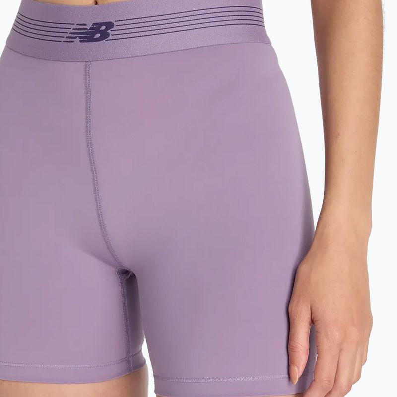 Damen-Shorts New Balance AC Fitted 5" candied violet 5