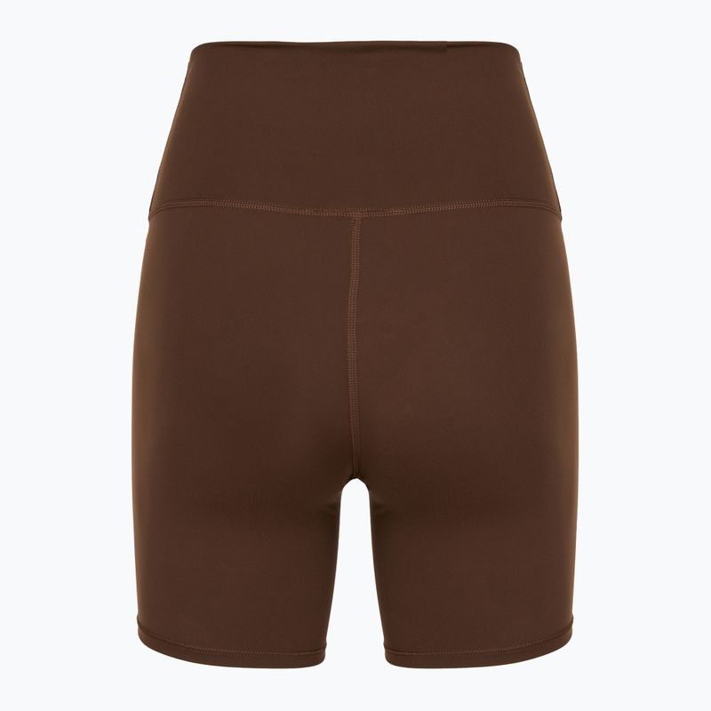 Damen-Shorts New Balance Harmony High Rise pumpernickel 7