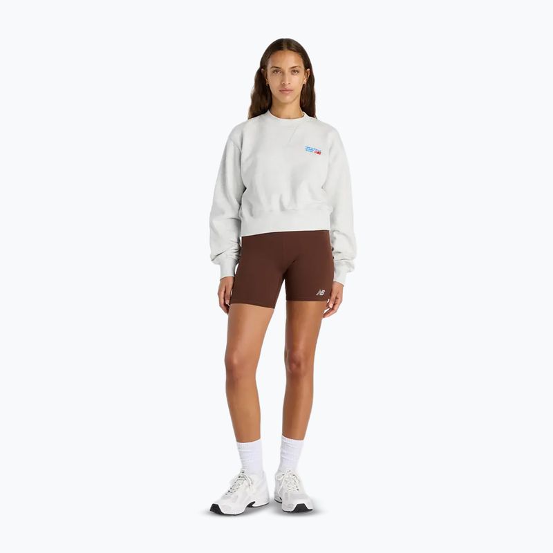 Damen-Shorts New Balance Harmony High Rise pumpernickel 2