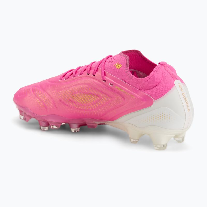 Fußballschuhe New Balance Schuhe Tekela Elite Low V5 FG pink heat/metallic gold/pink satin 3