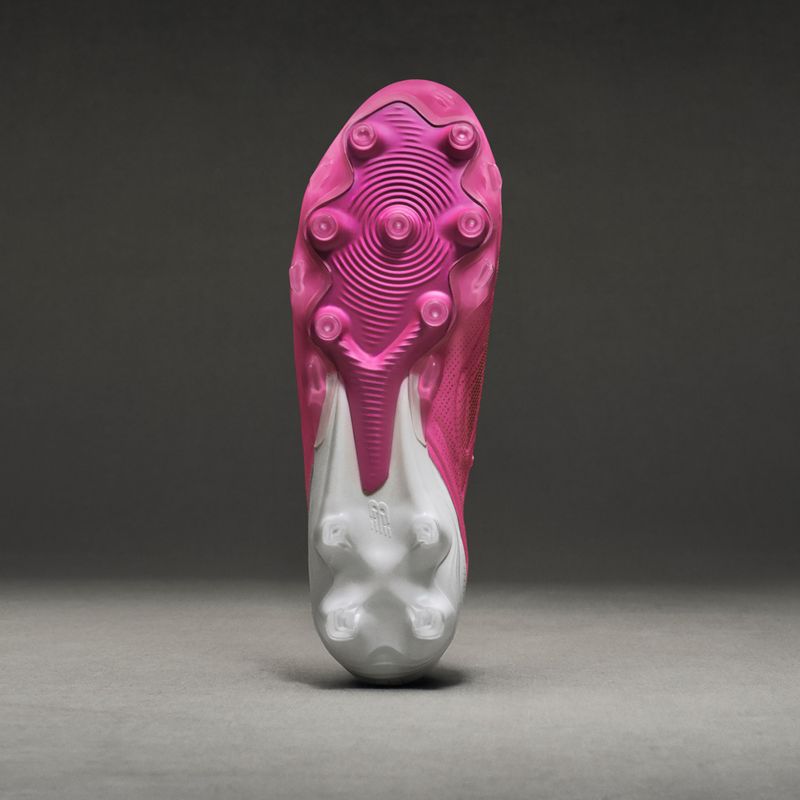 Fußballschuhe New Balance Schuhe Tekela Elite Low V5 FG pink heat/metallic gold/pink satin 9