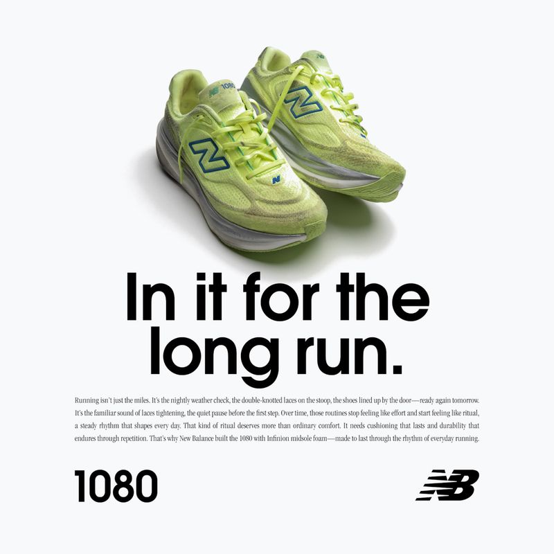 Herren-Laufschuhe New Balance 1080'S V15 afterglow/blue bird/silver metallic 8