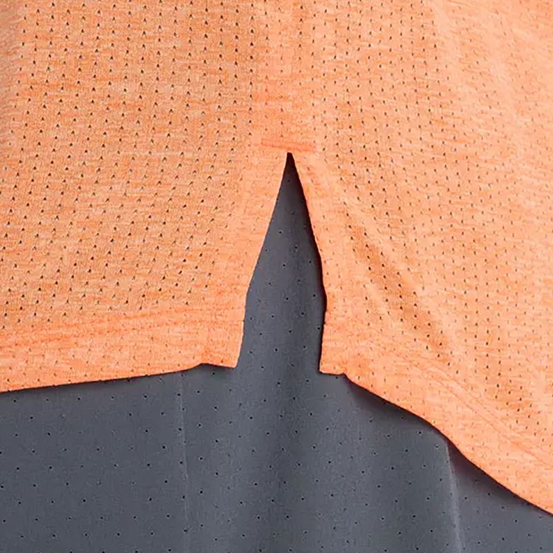 Damen T-Shirt New Balance Athletics tangerine heat 5