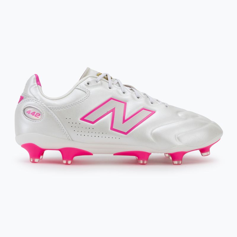 Fußballschuhe New Balance Elite V3 FG sea salt/pink heat 2