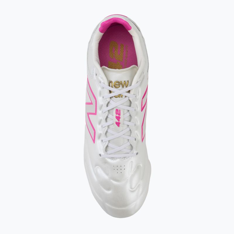 Fußballschuhe New Balance Schuhe Elite V3 FG sea salt/pink heat 5