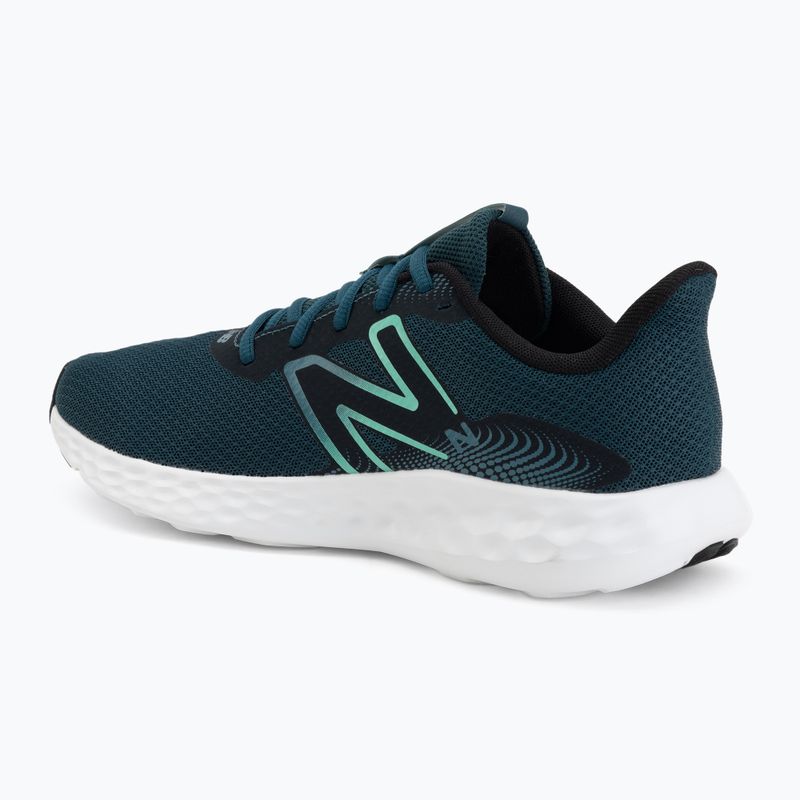 Herren-Laufschuhe New Balance Fresh Foam 411's V3 salt water/deep end/medusa green 3