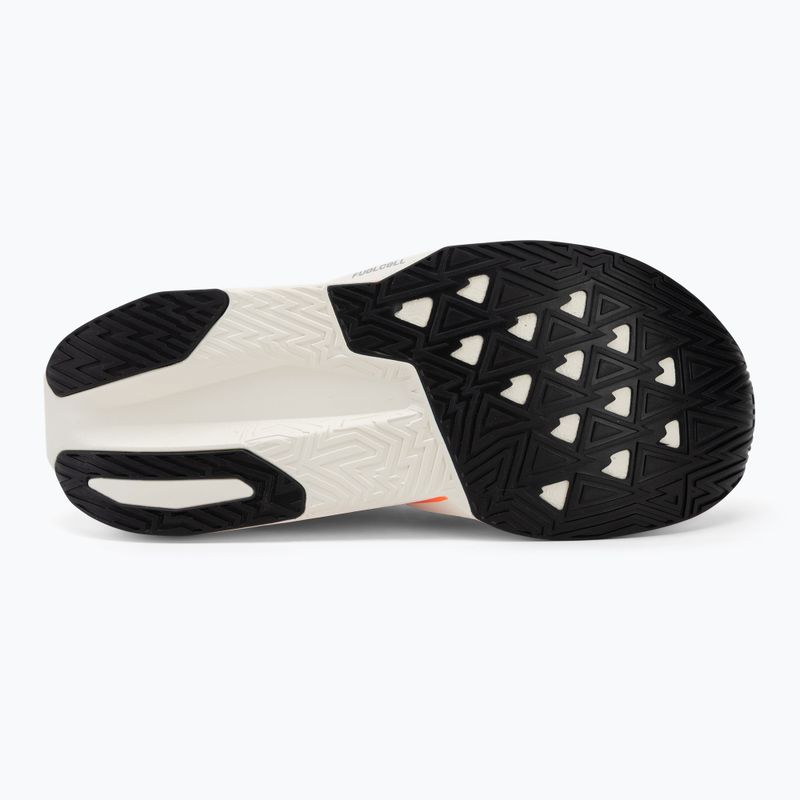 Damen-Laufschuhe New Balance FuelCell Rebel V5 tangerine heat/silver metallic 4