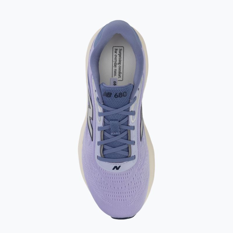 Damen-Laufschuhe New Balance Fresh Foam 680's V9 glint blue/fairweather blue/navy 5