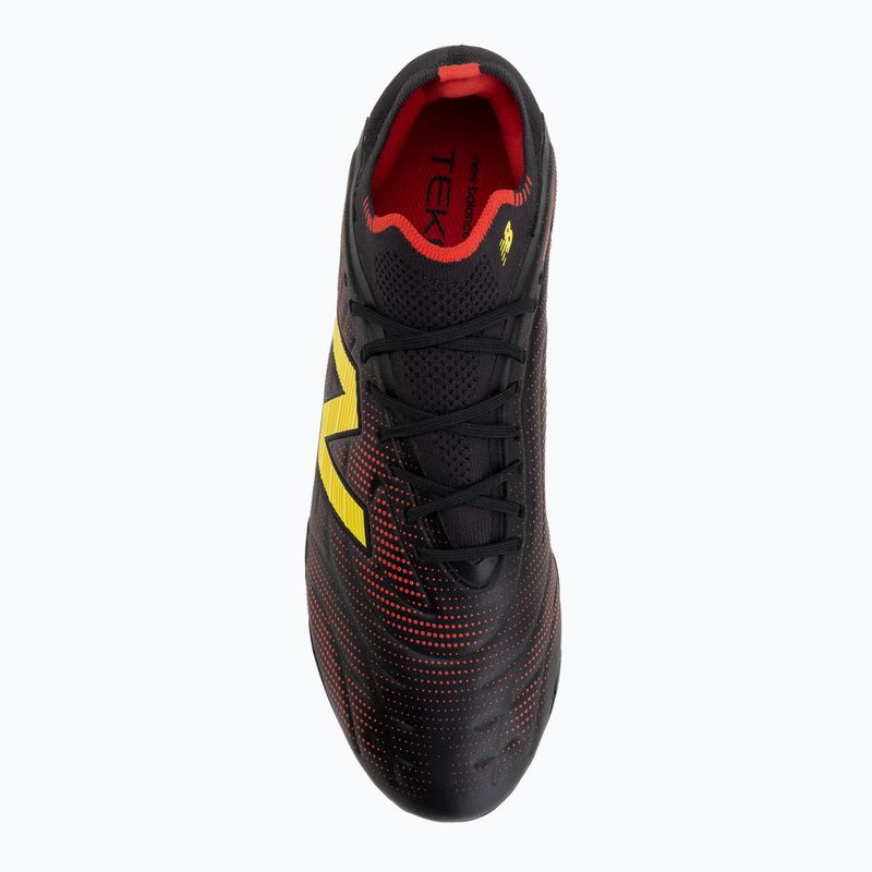 Fußballschuhe New Balance Tekela Elite Low V5 FG black 100/punch yellow/fire cracker 5
