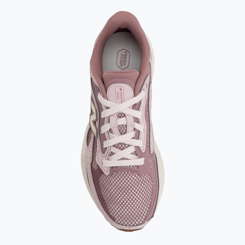 Damen-Laufschuhe New Balance Fresh Foam Arishi V4 pink salt/rosewood/sea salt 5