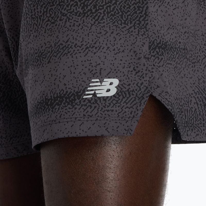 Laufshorts Herren New Balance Schuhe RC Printed 5" black/grey 7