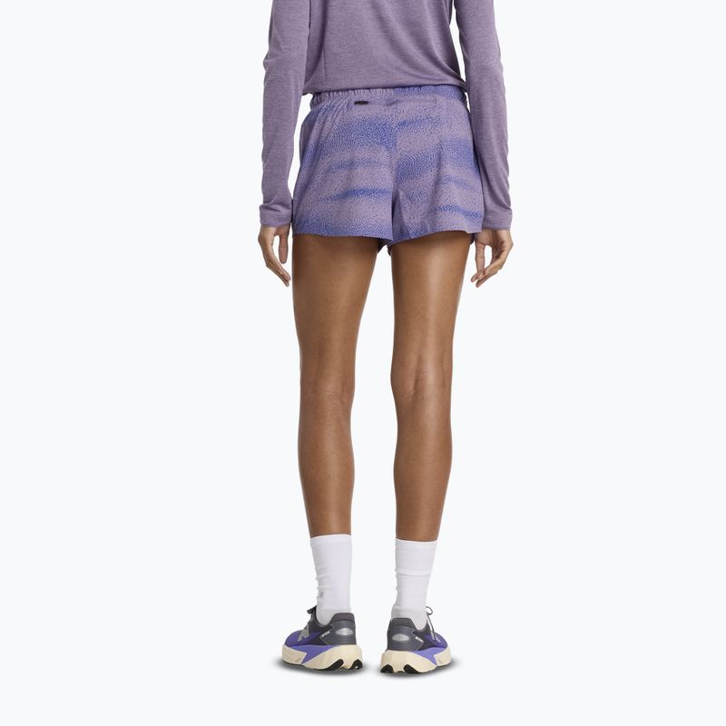 Damen-Laufshorts New Balance RC Printed 3" candided violet 2