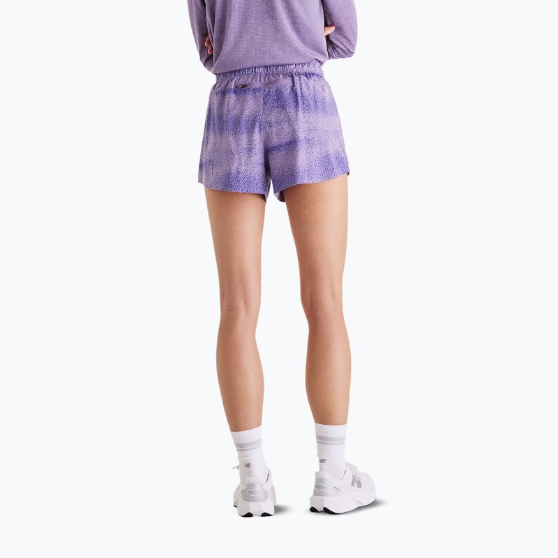 Laufshorts Damen New Balance Schuhe RC Printed 3" candided violet 3