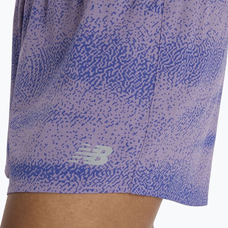 Damen-Laufshorts New Balance RC Printed 3" candided violet 6