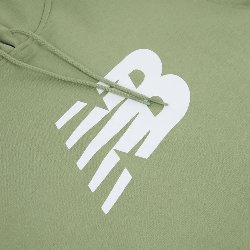 Herren Sweatshirt New Balance Core Brushed Hoodie oregano 8