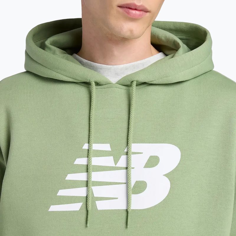 Herren Sweatshirt New Balance Core Brushed Hoodie oregano 4