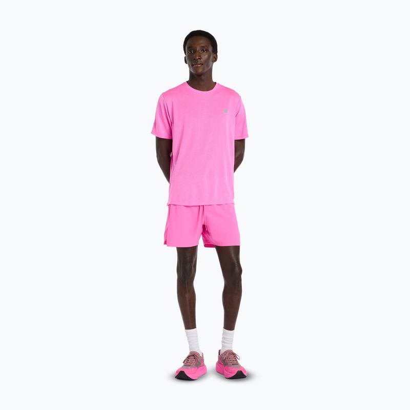 Herrenshorts New Balance RC Seamless 5" pink heat 2