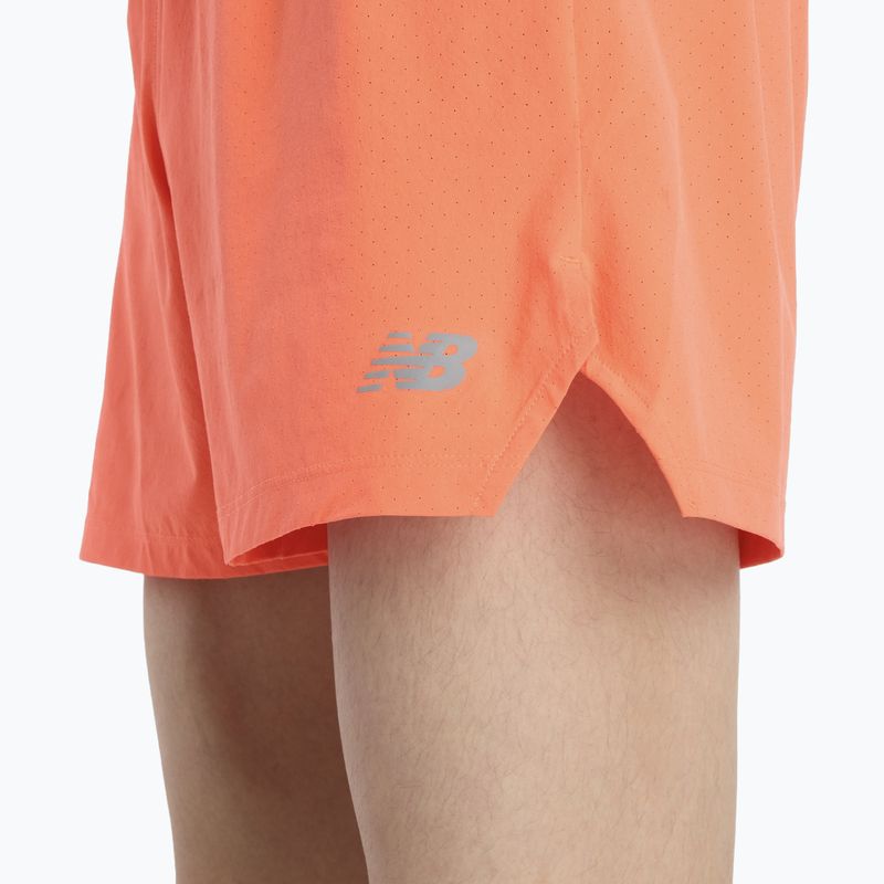 Shorts Herren New Balance Schuhe RC Seamless 5" tangerine heat 6