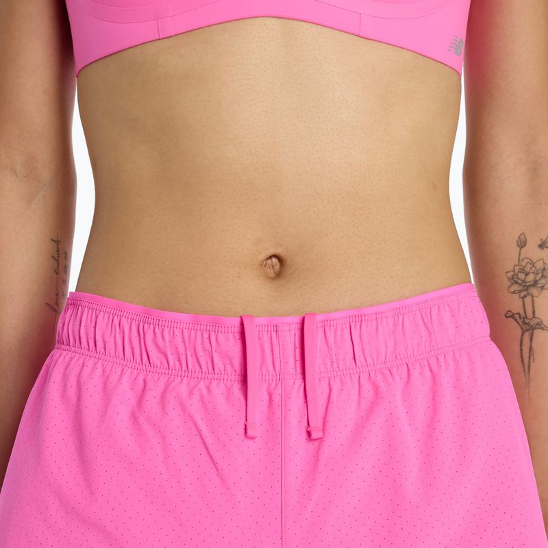 Damen-Shorts New Balance RC Seamless 3" pink heat 3
