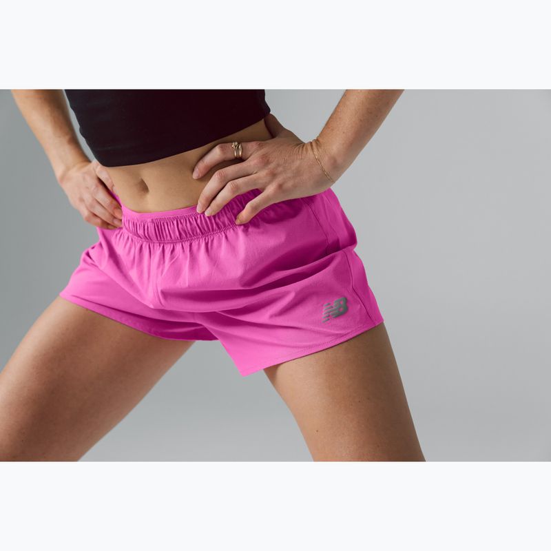 Damen Shorts New Balance Schuhe RC Seamless 3" pink heat 9