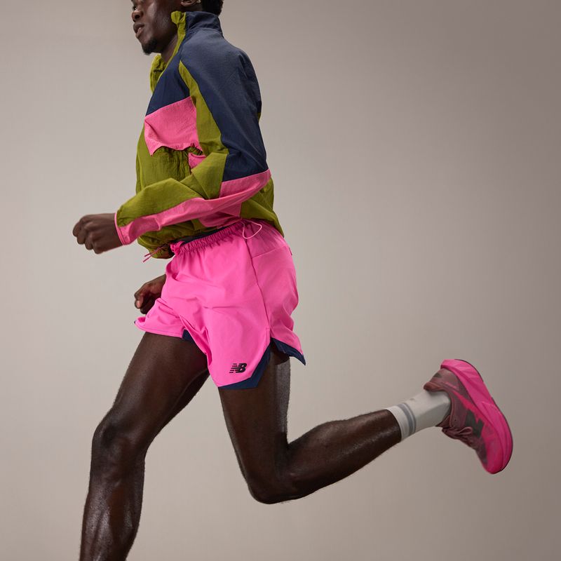 Herren-Laufschuhe  New Balance FuelCell Rebel V5 pink heat/rosewood 9