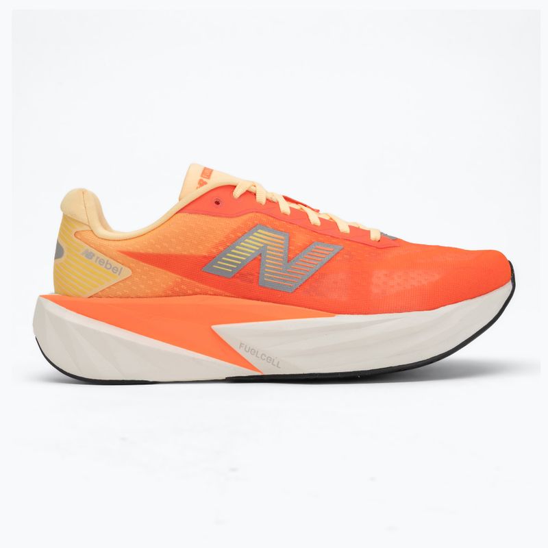 Herren-Laufschuhe  New Balance FuelCell Rebel V5 tangerine heat/silver metallic 2