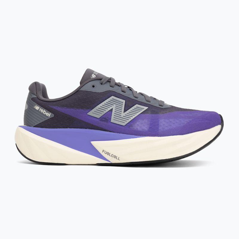 Herren-Laufschuhe New Balance FuelCell Rebel V5 electric indigo/truffle salt/silver metallic 2