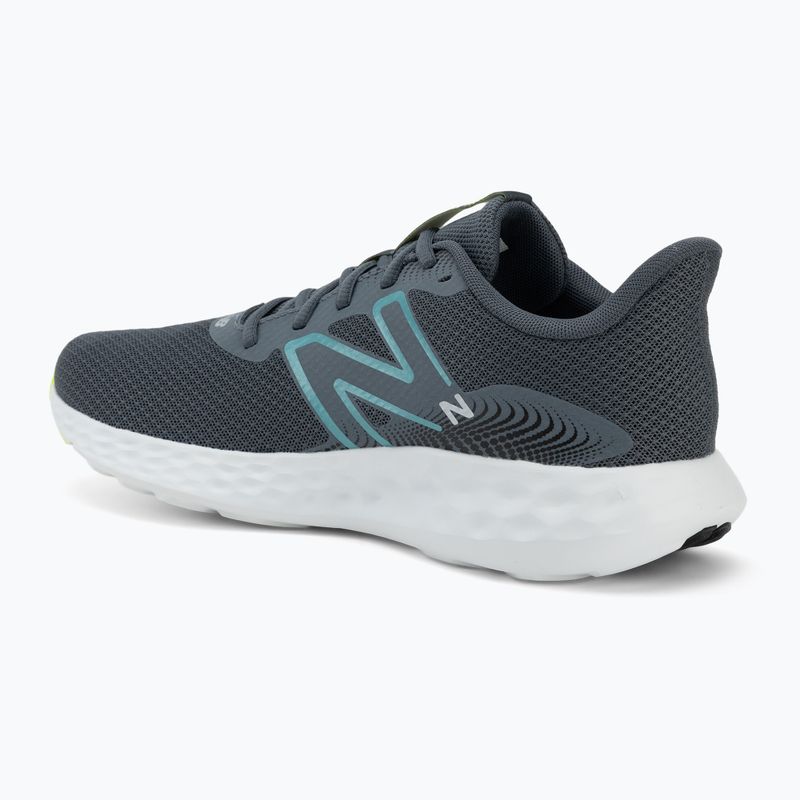 Herren-Laufschuhe  New Balance Fresh Foam 411's V3 graphite/alkaline green/faded teal 3