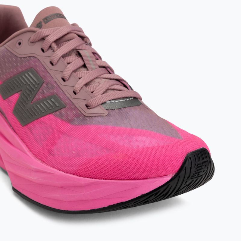 Damen-Laufschuhe New Balance FuelCell Rebel V5 pink heat/rosewood 7