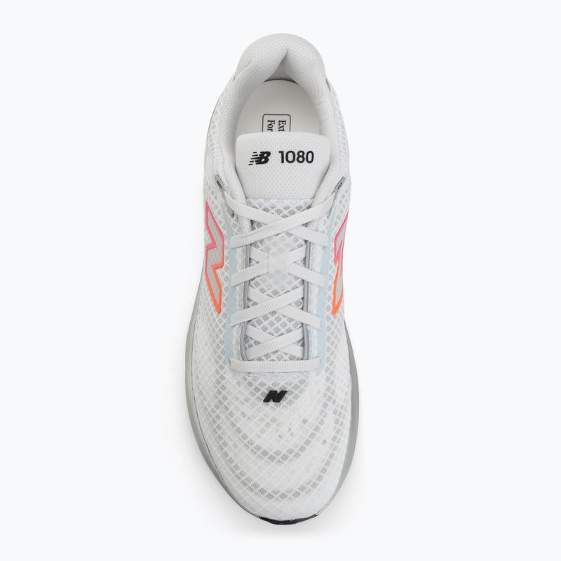 Herren-Laufschuhe New Balance 1080's V15 103 white/pink heat/tangerine heat 5