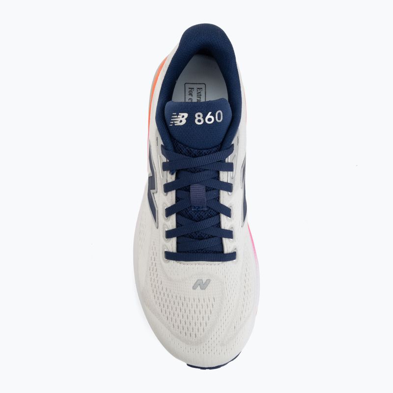 Damen-Laufschuhe New Balance Fresh Foam 860's V15 sea salt/blue oyster 5