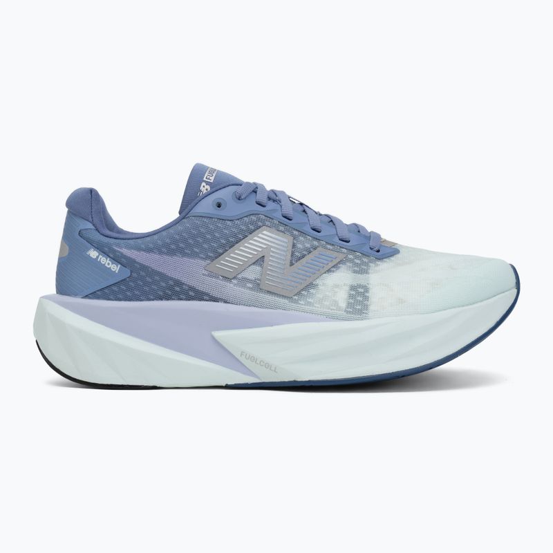 Damen-Laufschuhe New Balance FuelCell Rebel V5 fairweather blue/glint blue 2
